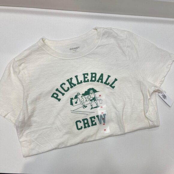NWT Pickleball Crew Graphic Tee Shirt from Old Navy - Size Medium - Picture 2 of 5